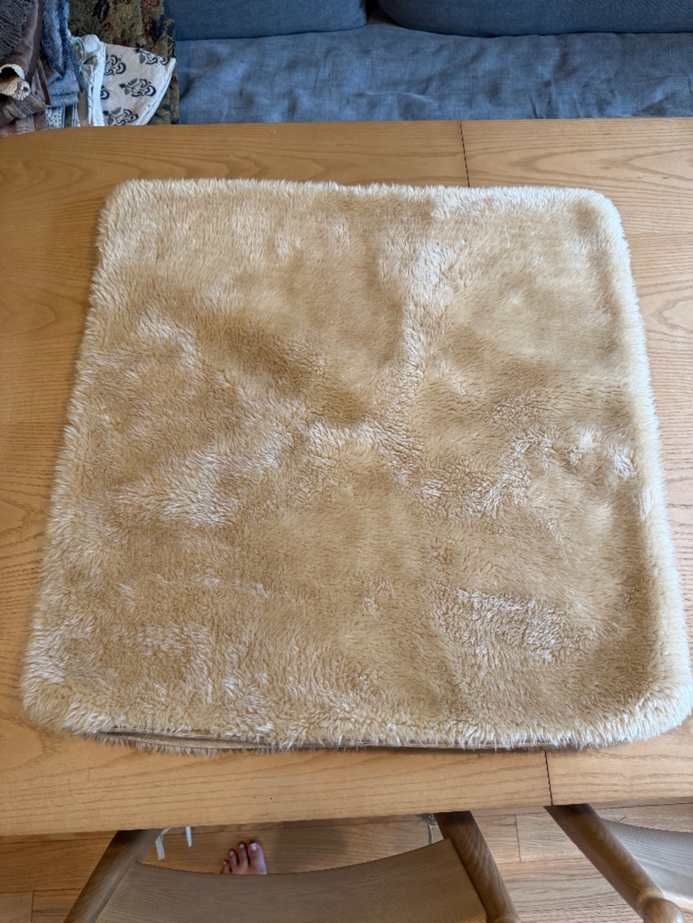 Pottery Barn Faux Fur Pillow